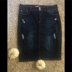 Jean skirt